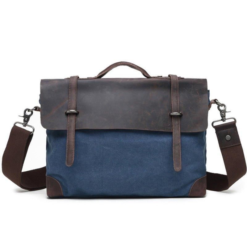 Sacs Messager Pour Ordinateur Portable Homme Cuir Et Toile