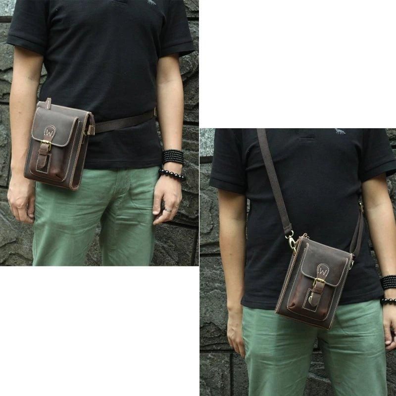 Sacs Messagers Cuir Véritable Pour Homme