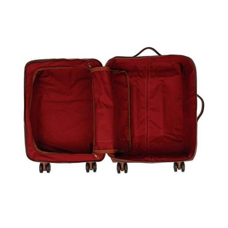 Valise Vintage Cuir Vache 20 Pouces